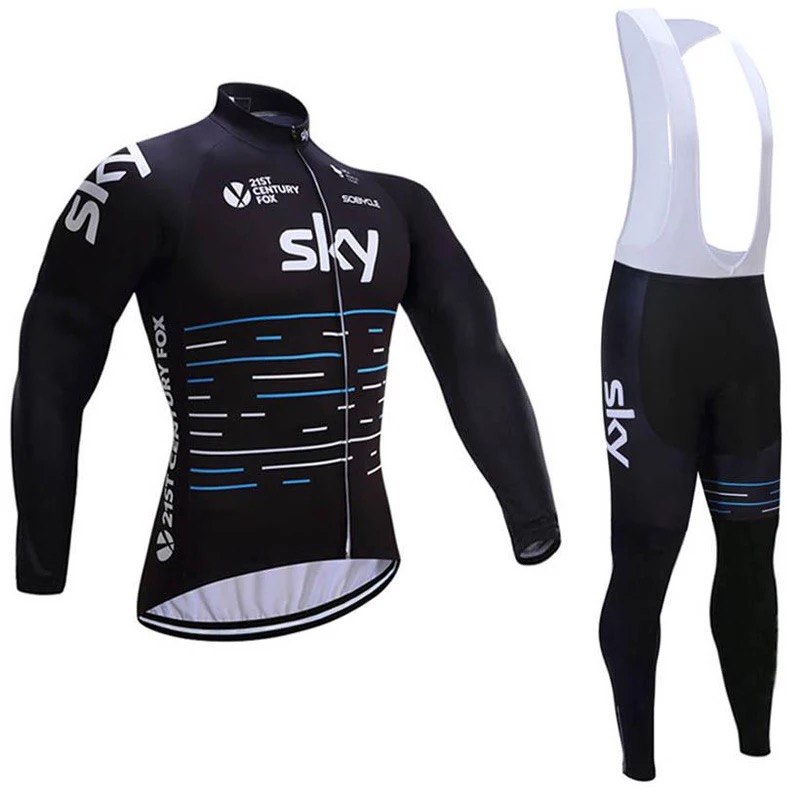 17 Black Spring and Autumn Mountaineering Bike Clothes Cycling Clothes Riding Equipment Long Sleeve Cycling Suits Breathable Men