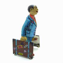 Feuille de fer Clockwork Toys Espagnol Suitcase Etudiants en Espagne