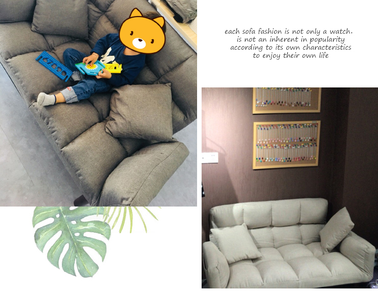 Nordic đúp sofa beanbag căn hộ nhỏ phòng ngủ ban công đơn giản gấp sofa tatami giường sofa nhỏ - Ghế sô pha đi văng