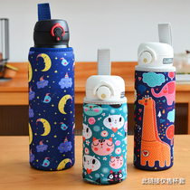 Universal thermos cup cover Stewing beaker Heat insulation anti-scalding anti-drop portable cup cover Glass cover JNL-350 500