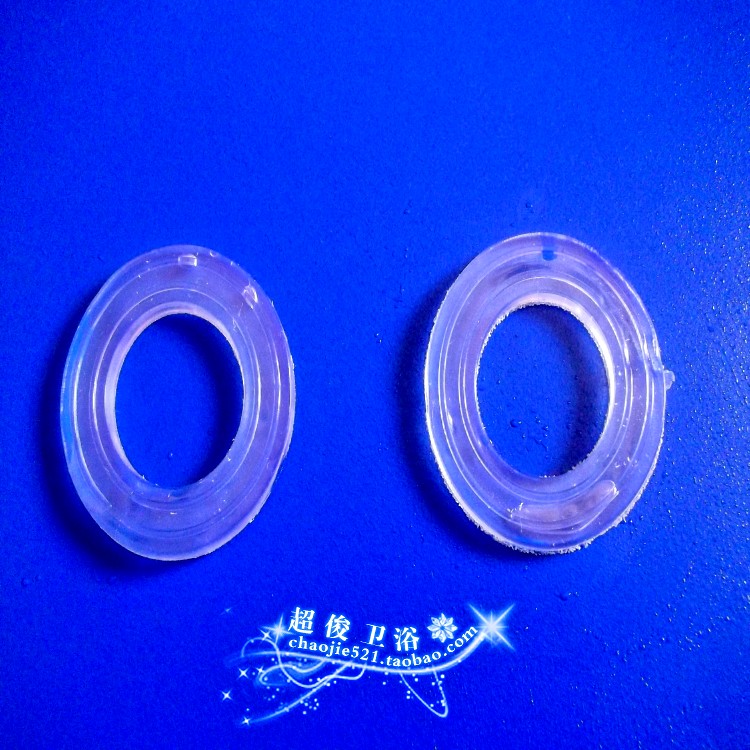 Double-hole hot and cold tap fixed foot cushion single cold surface basin tap fixed cushion single-hole hot and cold tap fastening leather cushion