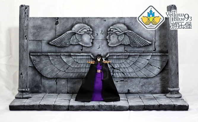 Pleasure Fort Saint Gladiator Saints Myth Resin Scene Gold Saints Sighs Wall of the Wall B Spot-Taobao