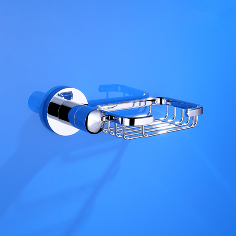 German Bathroom Contemporary High-end All-copper Soap Dish Soap Box Soap Mesh Makeup Room Fats Soap Rack Bathroom Hardware Pendant