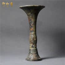 The Ruyi Imitation Antique Bronze Ware Western Zhou Baguer Facial Tattooed bronze Round the Bronze Round the Day Overseas Home Soft Bronze Ornaments