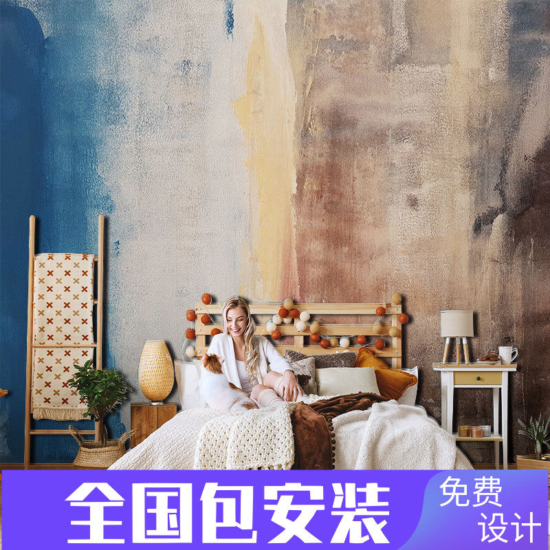 3D Abstract Oil Painting Creative Wall Paper Eurostyle Hand-painted Living Room TV Background Wall Wallpaper Bedroom Wall Art Mural Painting