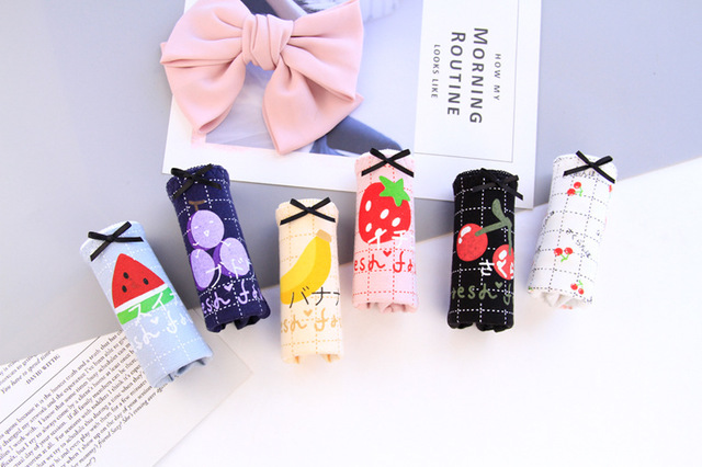 5 hộp quà, đồ lót nữ, quần short cotton cỡ lớn, quần short trẻ em lớn, quần lót nữ, bộ sưu tập lớn của học sinh do lot nu