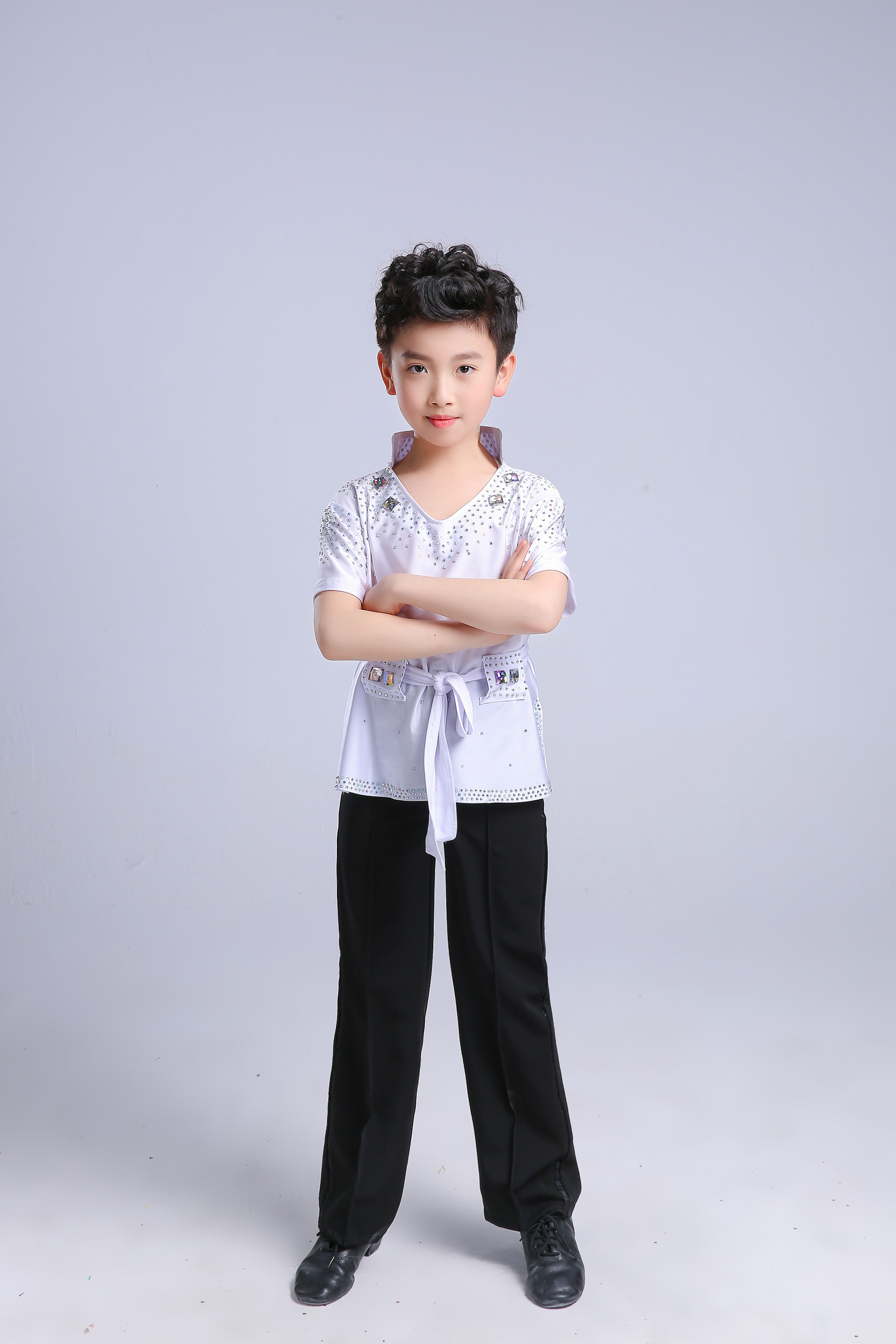 Trang phục khiêu vũ cho trẻ em Latin trang phục thi đấu của trẻ em Quần áo cho bé trai mới - Trang phục quần áo bé trai 1 tuổi