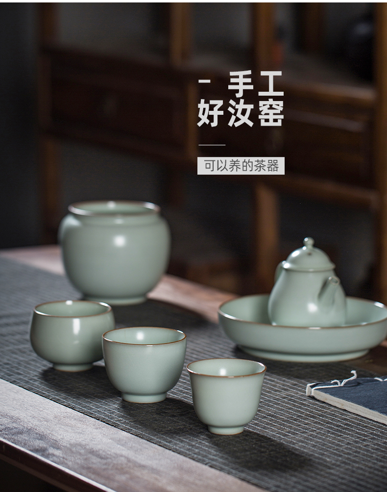 Your up tea set single kung fu tea tea tea cup master cup men 's large porcelain, single jingdezhen ceramics