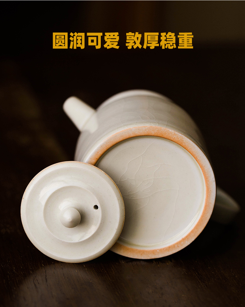 One little teapot with dahongpao teapot single pot small filter Japanese kung fu tea set of jingdezhen ceramics