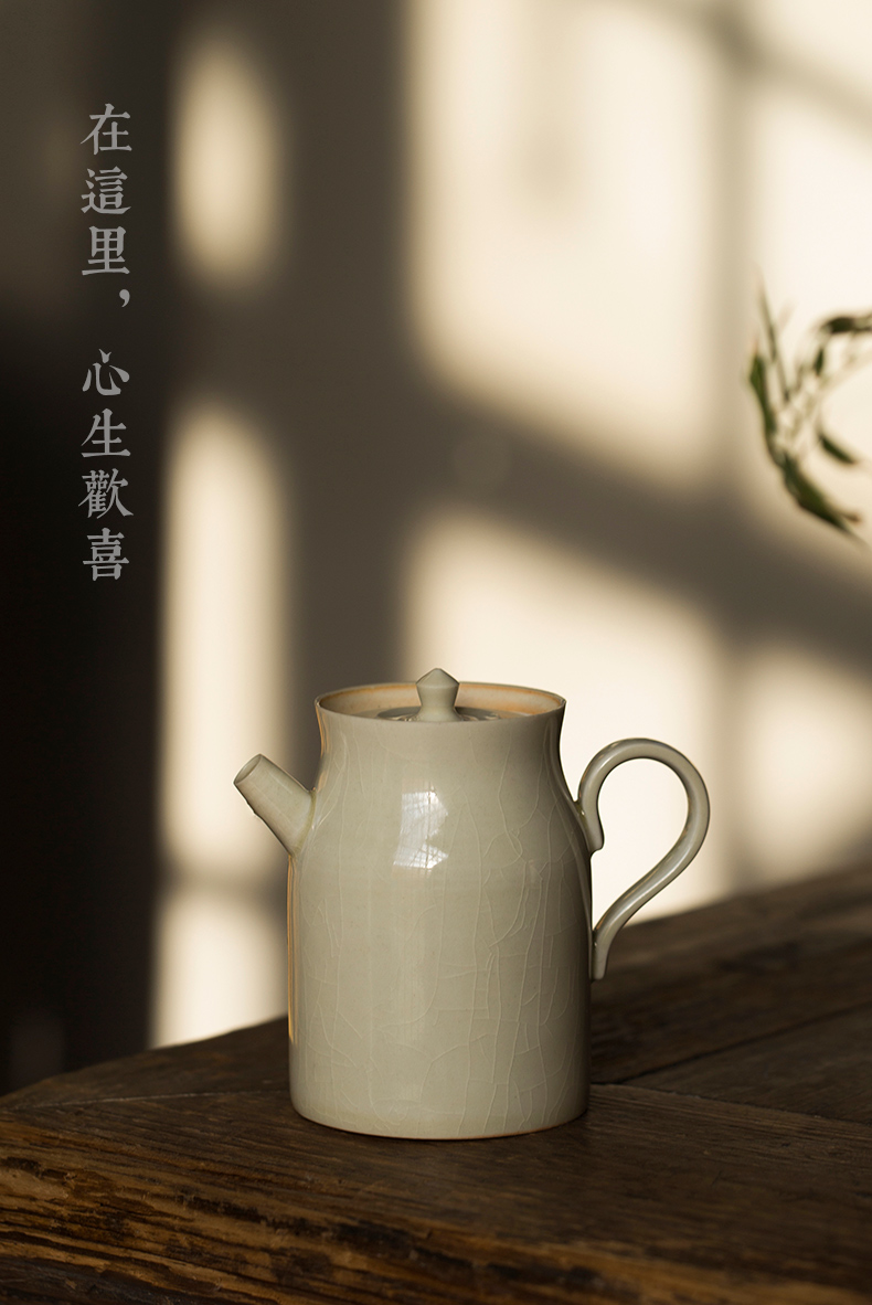 One little teapot with dahongpao teapot single pot small filter Japanese kung fu tea set of jingdezhen ceramics