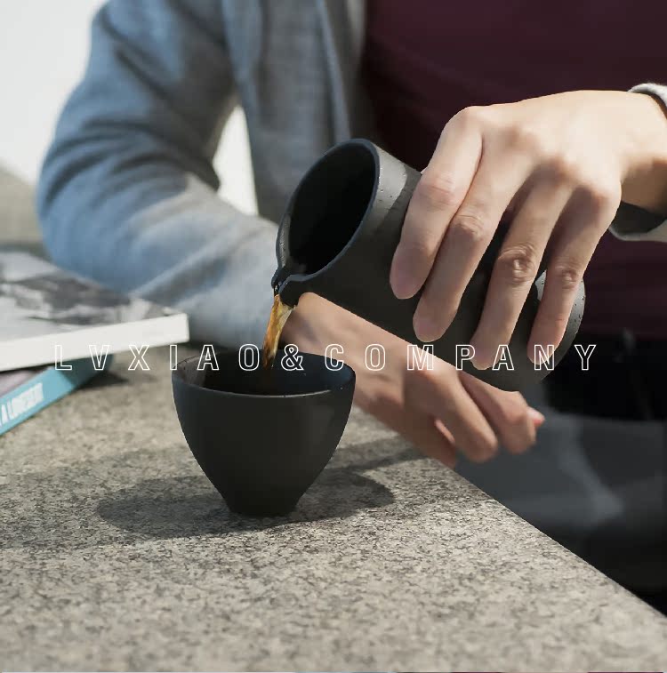 Người yêu chia sẻ gốm sứ gốm sứ 300ml đá granit đơn - Cà phê thìa cà phê