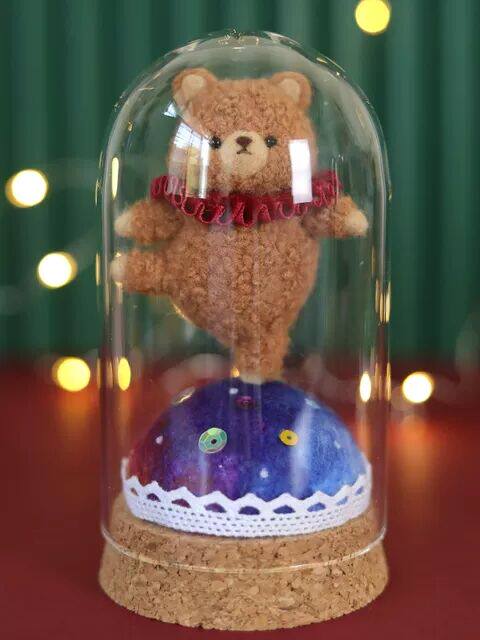 Bear Ballet Bear Dog Fox Pig Goat Rabbit Duck Wool Felt Wool Felt DIY Dust Cover Material Bag Cute Gift