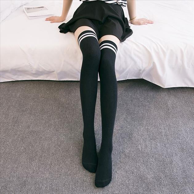 Over Knee Socks Children's Day Ensemble Underwhite Long Tube student cotton Long version of girls 2019
