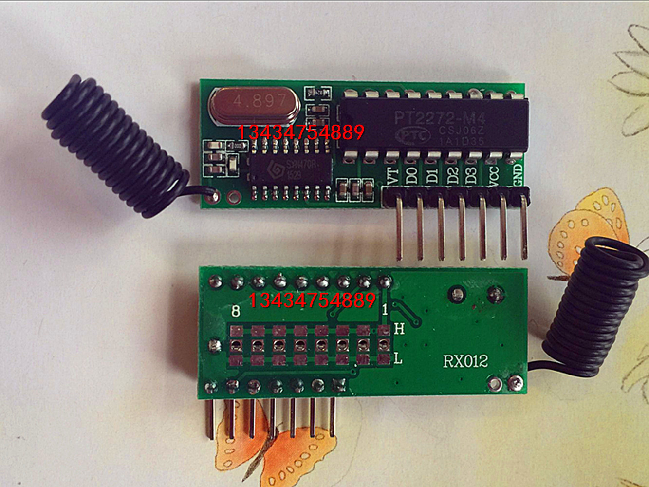 A large number of spot supply fixed code decoding receiving module RX012 RX015 super heterodyne receiving 315M433M
