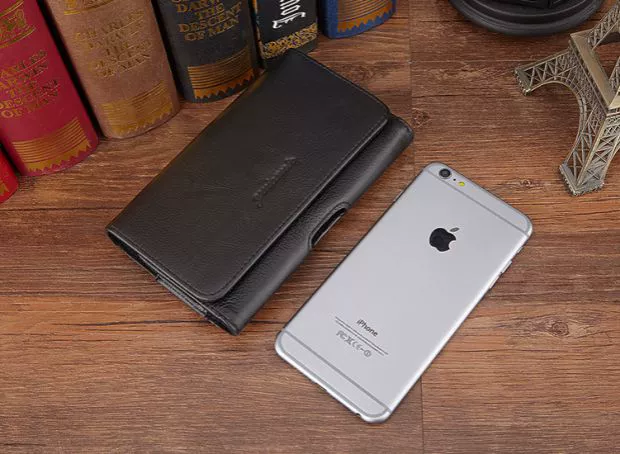 Huawei tận hưởng túi da điện thoại di động 9S P30 Pro treo thắt lưng da thắt lưng nam đeo đai siêu mỏng tiết diện - Túi điện thoại