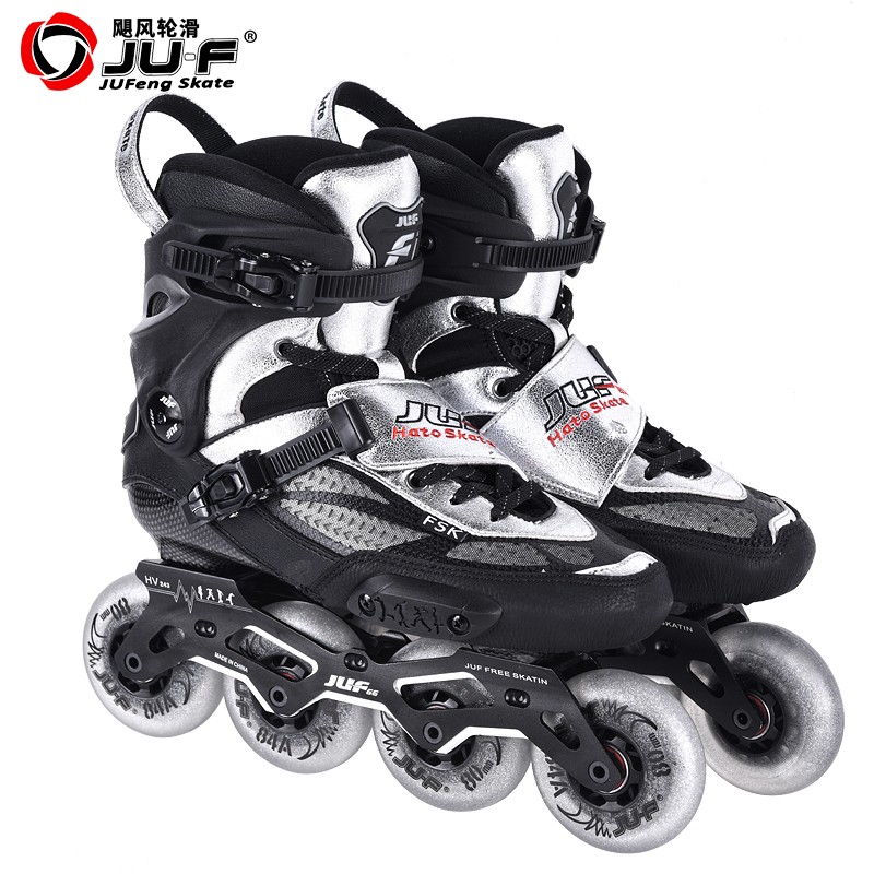 High-end Carbon Fiber Shoes Sky Dove Professional Wheel Slippers CARBON FIBER STRAIGHT PLATOON FLAT FLOWER STYLE DRY ICE WITH ICE ADULT CHILDREN