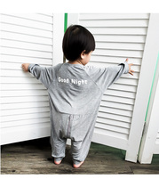 Customized baby clothes boys and girls childrens clothing childrens conjoined pajamas Joker baby long sleeve sleeping bag baby home clothes