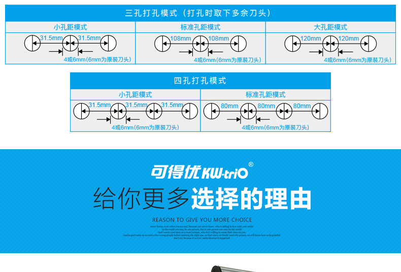 可得优金属打孔机931D 4孔打孔器 可打150张