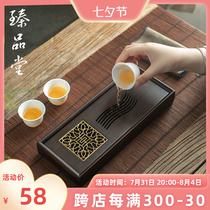 Zhen Pindang Bamboo Tea Tray Home Small Tea Tray Modern Minimalist Kung Fu Tea Set Water Storage Type Dry Foam Pan