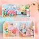 DIY cottage, parent-child handmade wood creative home play
