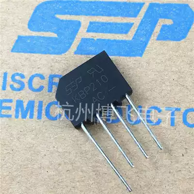 New SEP rectifier Bridge flat bridge KBP210 in-line bridge stack 2A 1000V