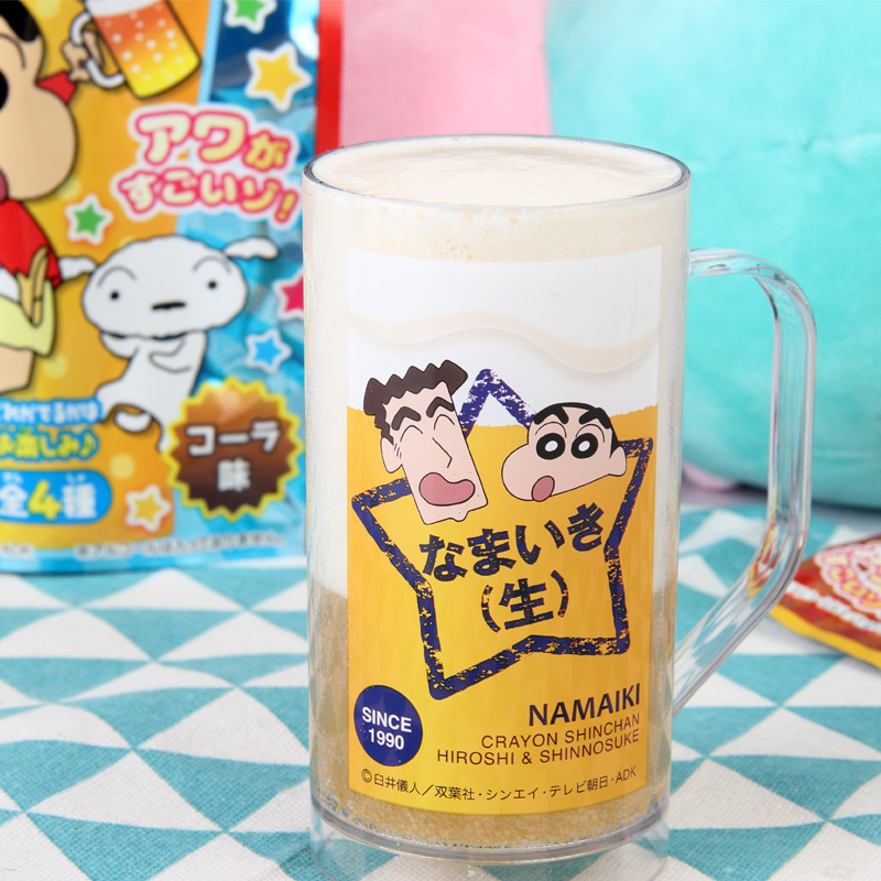 Japanese food play Crayon Shinchan beer cup drink series Kobayashi Linglin Edible toys Say Japan finished eating children