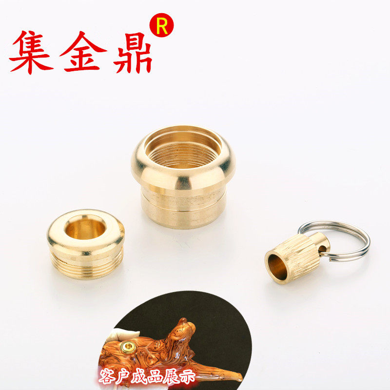 New short pipe pot accessories dual-purpose bucket pot 22MM no filter brass bucket pot fine smoke ladies cigarette holder copper head