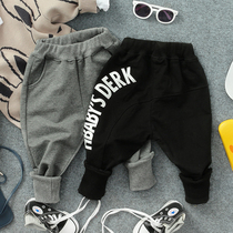 Boy Sports Acropolis Pants Spring Fall New Middle Childrens Baby Long Pants Boy Casual 100 Hitch Pants Han Edition Tide