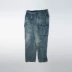 Joe Lager cộng với phân bón quần denim denim nam giản dị chất béo quần lỏng màu xanh retro mùa thu - Quần jean Quần jean