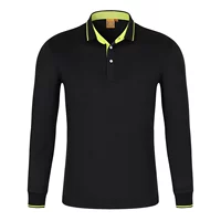 Черный фруктовый зеленый воротник (длинные рукава)