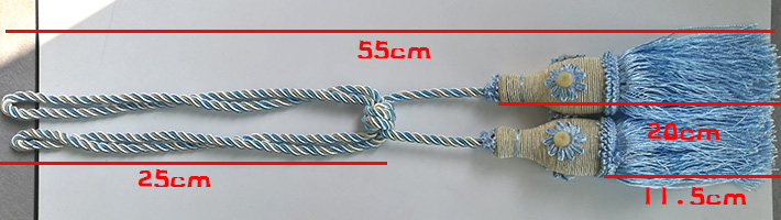 Rèm cửa rèm quai rèm cửa phụ kiện trang sức rèm cửa khóa tua dễ thương mục vụ Rèm cửa Hàn Quốc treo bóng đề can - Phụ kiện rèm cửa cây treo rèm không cần khoan tường