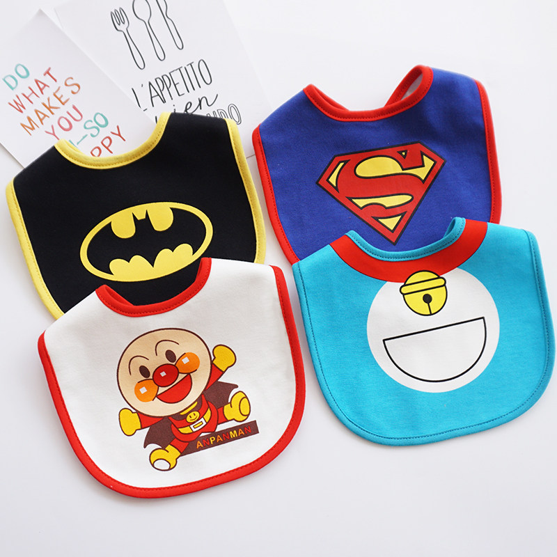 ins Nordic style baby small bib mouth cotton baby saliva towel waterproof child saliva pocket eating pocket 0-1-2 years old