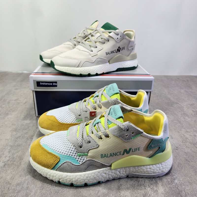 Brand Clearance Nightwalker Men's Shoes Spring/Summer Mesh Breathable Popcorn Soft Sole Lightweight Shock-Absorbing Sports Running Shoes