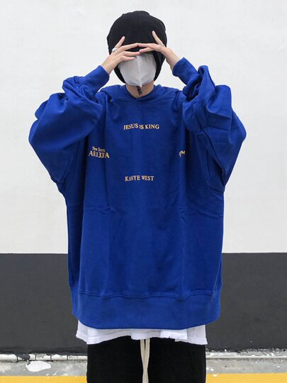 Cpfm Thick Sweatshirt for Women, Spring and Autumn, Kanye ins Trendy Brand, American Letter Print, Couple's Loose Casual Hoodie