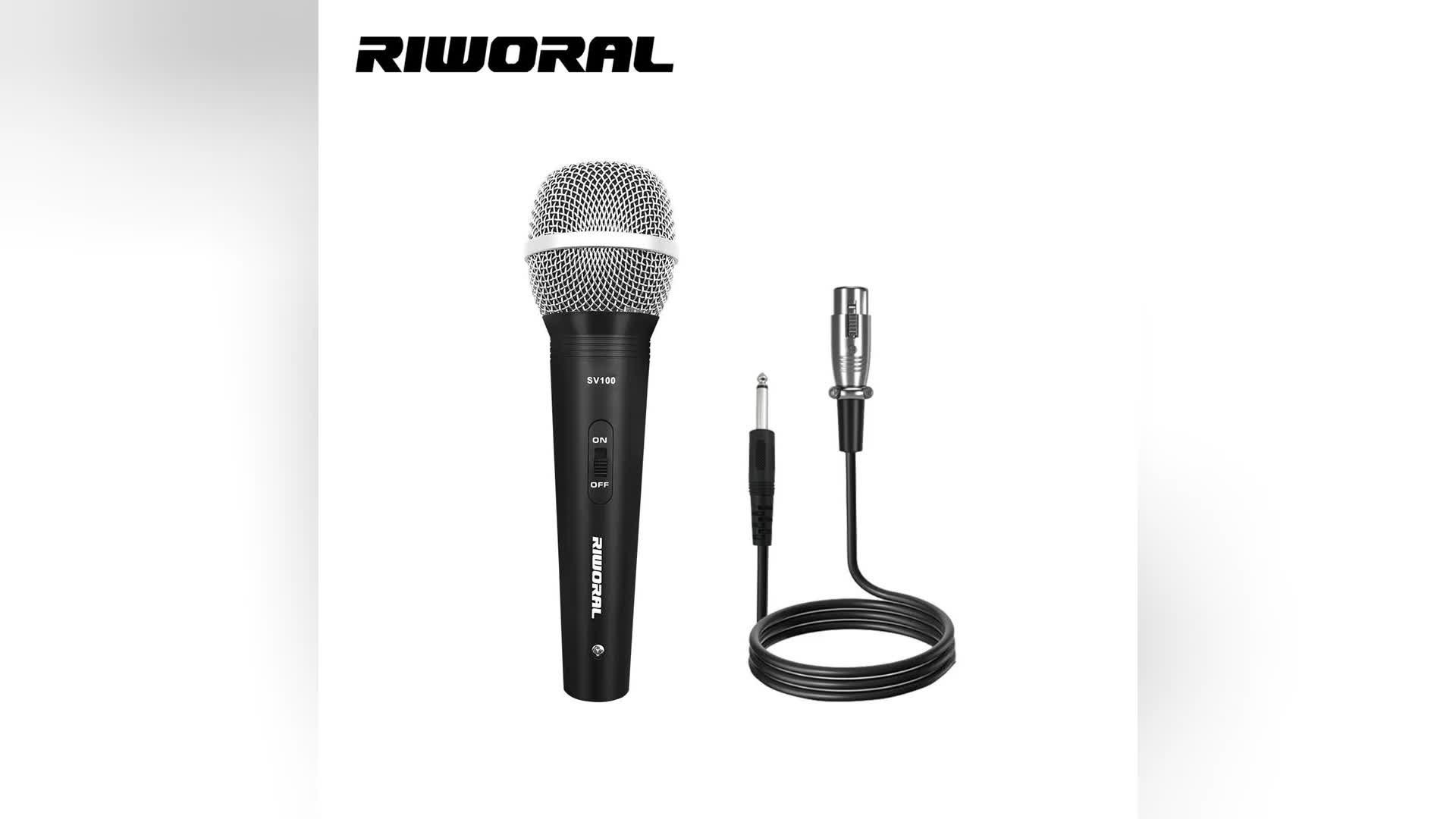 Professional Wired Karaoke Dynamic Mic For Stage & Recording