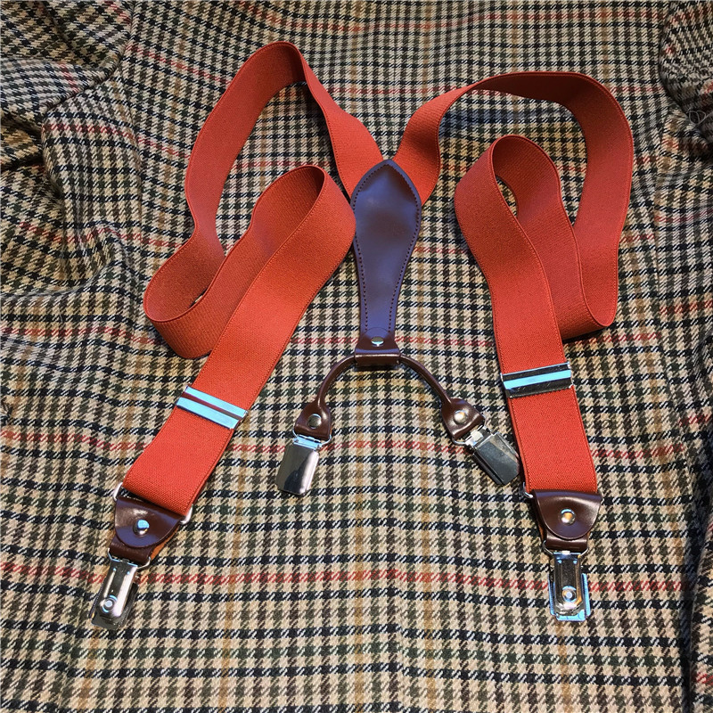 Mr. Deer Trio Homemade Pure Color Four Clip Holding Baby Bag Men's Retro High Elastic Holding Baby Bag With Non-slip 100 Lap Tightness