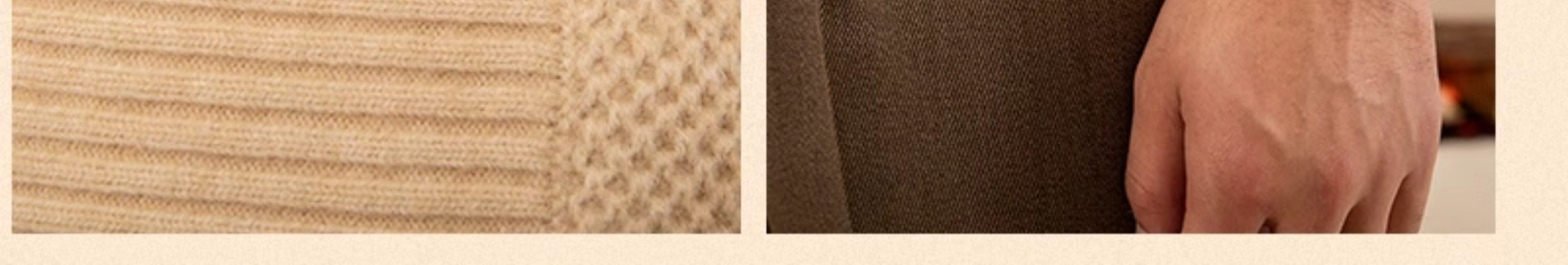 Mr. deer drei gestrickte Mantel Schal kragen Zweireiher Pullover warme Herbst und Winter Wolle Strickjacke Retro modische Jacke – Detail 16
