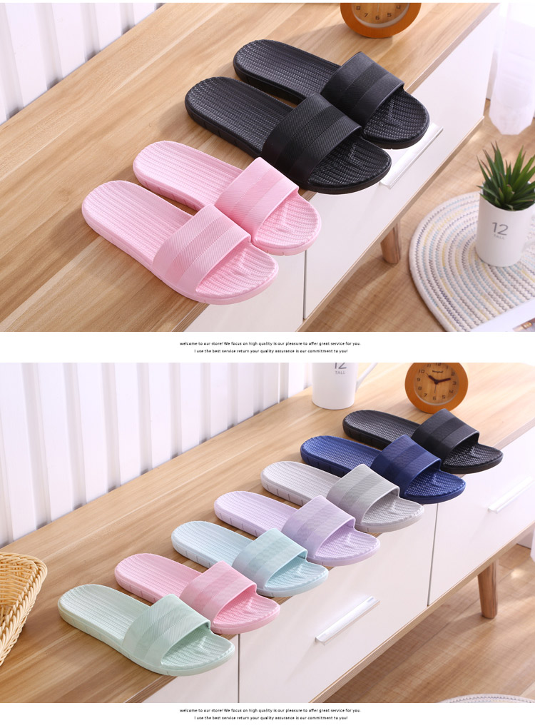 Phòng tắm gia đình chống trơn trượt dép nữ trong nhà dép mềm nữ dày trong nhà dép havaianas