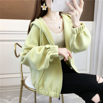 2021 Pregnant women dress the new Han edition fashion loose texture jacket large number of womens clothing hood