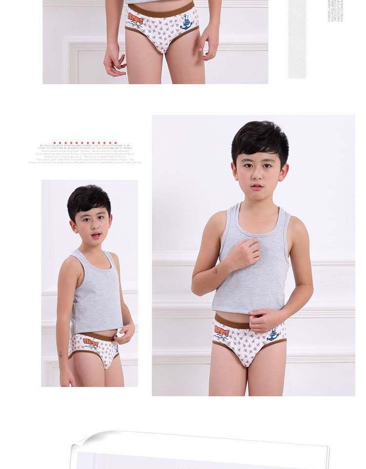 Cậu bé 12-13 tuổi và bé gái năm sinh đồ lót màu đỏ tam giác 9 học sinh 10 cậu bé lớn 11 bông 15 quần short boxer shop do lot