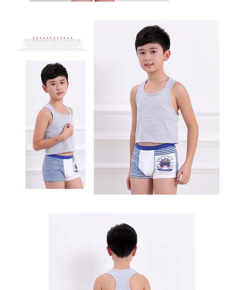 Cậu bé 12-13 tuổi và bé gái năm sinh đồ lót màu đỏ tam giác 9 học sinh 10 cậu bé lớn 11 bông 15 quần short boxer shop do lot