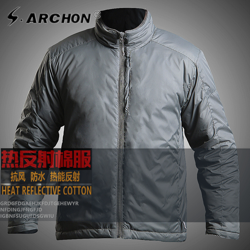 Governing Official Male Outdoor Windproof Water Autumn Winter Tactical Cotton Clothing Large Size Commuter Tatan Warm Anti-Chill Cotton Clothes