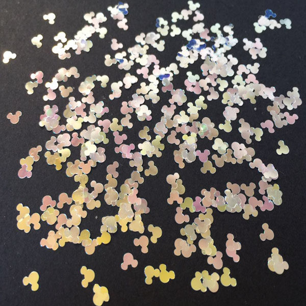 (New Product) Small Mitch Medecine Butterfly Triangular Rhomboid Loving Hand DIY Streaming Sand Bright Sheet Sparkling Patch