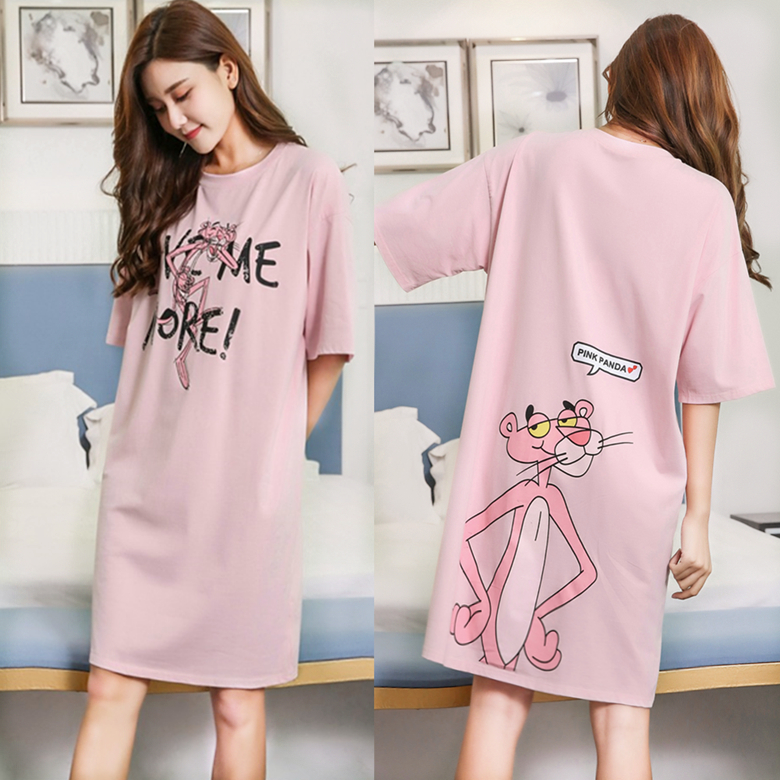Pregnant woman T-shirt Spring Summer and mid-summer loose casual cartoon T-shirt out of pregnant women dressed summer coat