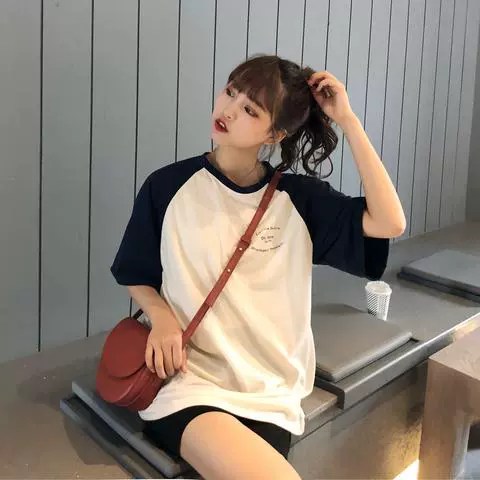 Áo bà bầu cotton thời trang hè 2019 phiên bản Hàn Quốc mới của áo thun ngắn tay ngắn tay ngắn mùa hè cho bà bầu - Áo thai sản