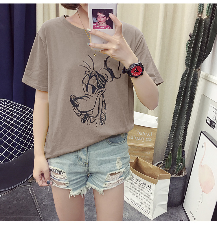 Hàn quốc mùa hè mới thai sản váy cotton ngắn tay quần áo triều mẹ phụ nữ mang thai t-shirt ngắn lỏng nửa tay áo sơ mi