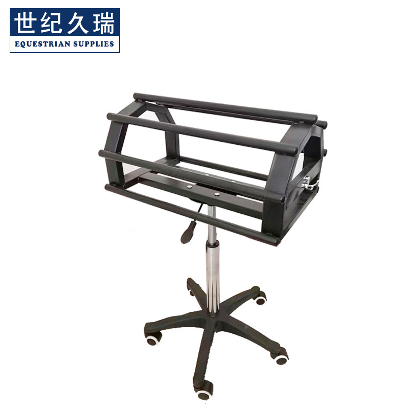 Rotating saddle rack floor-style saddle shelf Saddle Rack Alloy Telescopic Swivel Saddle placed saddle with wheels 5 wheels-Taobao