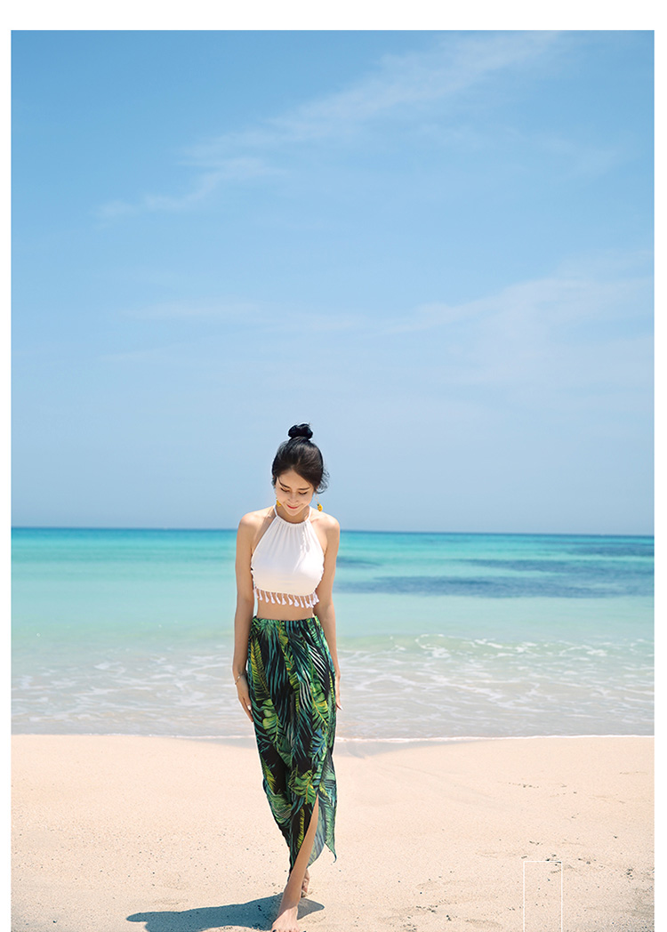 Cặp đôi đồ bơi nữ váy kỳ nghỉ ngực nhỏ Hàn Quốc bên bờ biển bikini bikini ba mảnh nóng bỏng đồ đôi đi biển nam nữ