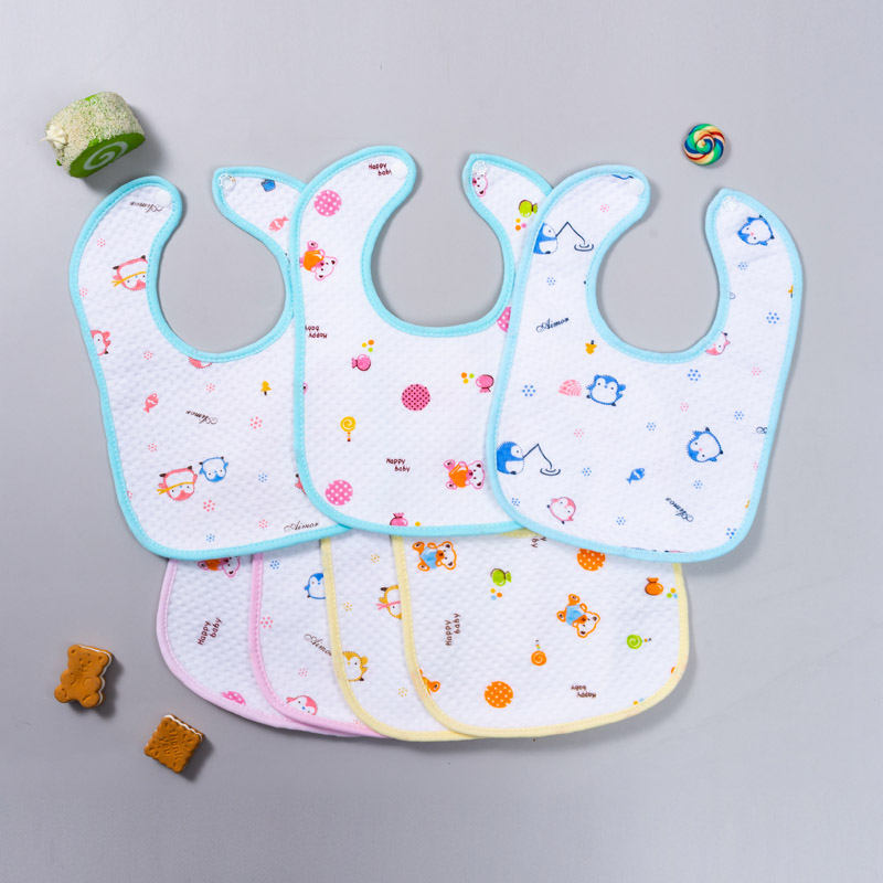 3 5 10 Space cotton baby mouth cartridge around the neck of baby men and women to eat pockets