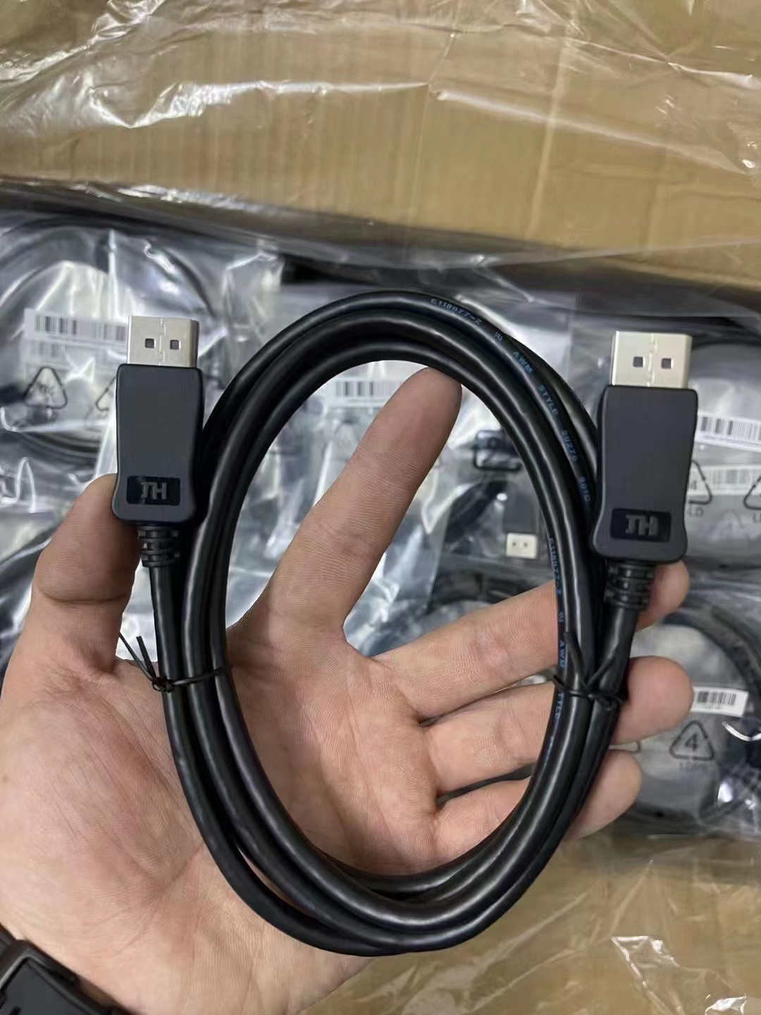 Suitable for Lenovo Dell HP computer host DP line male-to-male notebook to monitor TV cable